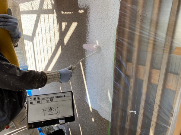 横浜市戸塚区にありますアパート外部改修工事の外壁塗装を行いました。【施工事例】【外壁塗装】