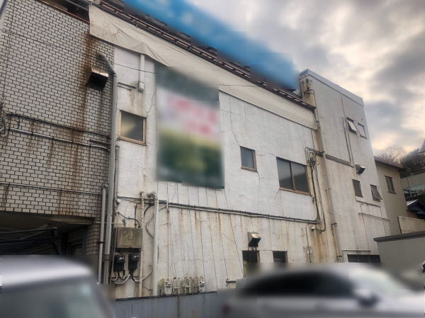 横浜市戸塚区【施工事例】【現地調査】【外壁塗装】　Y本社ビル　外壁塗装工事の現地調査を行いました。